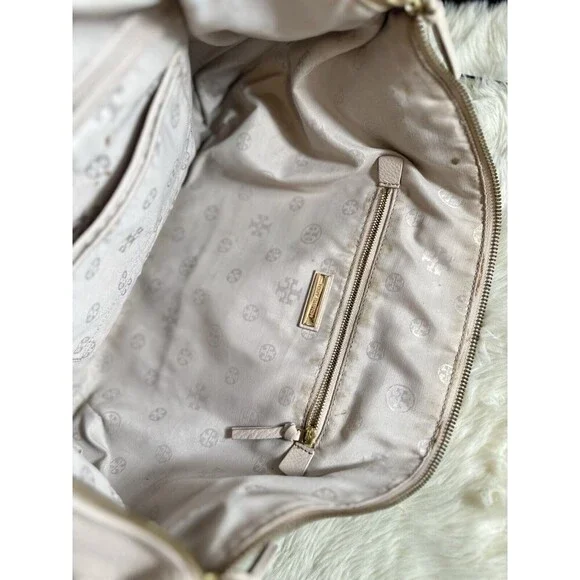 Tory Burch Purse Ivy Slouchy Satchel Bedrock Leather Expandable Bag -Miss STRAP - Picture 15 of 16